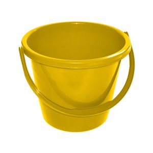 CleanWorks Plastic Bucket Yellow 9 Litre