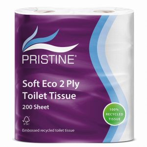 Pristine Soft Eco 2Ply Toilet Tissue 200 Sheet