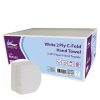 PRISTINE 2Ply C-Fold Hand Towel White