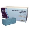 PRISTINE 1Ply Recycled Z-Fold Hand Towel Blue