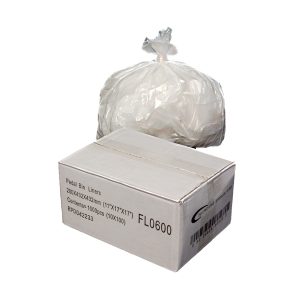 White Pedal Bin Liner