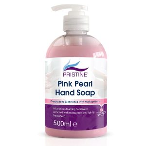 PRISTINE Pink Pearl Hand Soap 500ML (Case 12)